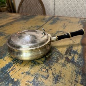 Antique vintage Silver plate Silent Butler Crumb Catcher.